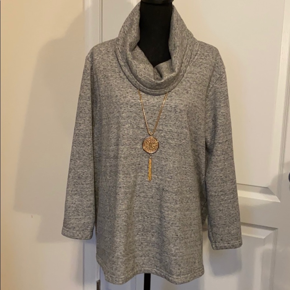 3/$22 Lands End EXTREMELY SOFT sweater cowl 1X